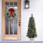 Puleo International 4.5ft. Pre-Lit Potted Pine Christmas Tree - image 3