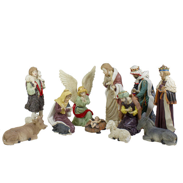 LB International 11pc. Christmas Nativity Figurine Set - image 