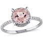 Gemstone Classics(tm) 10kt. White Heart Diamond Halo Ring - image 1