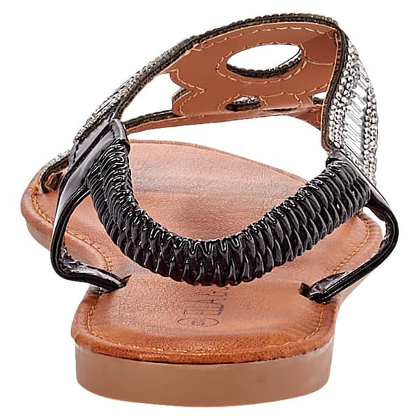 Womens Ella & Joy Rhinestone T-Strap Sandals