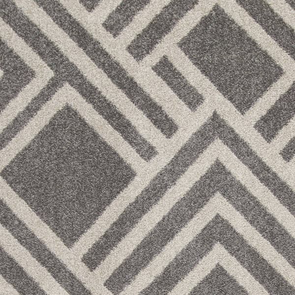 KAS Lucia Grey Moderne Rectangular Rug