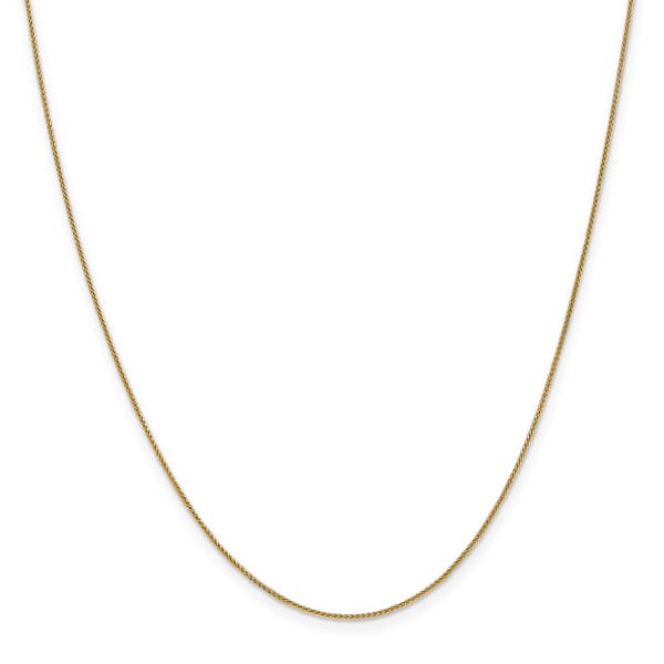Unisex Gold Classics(tm) 0.80mm. 14k Gold Spiga 14in. Necklace - image 