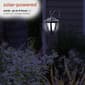 Alpine Solar Powered Black Lantern w/ LED Light - image 11