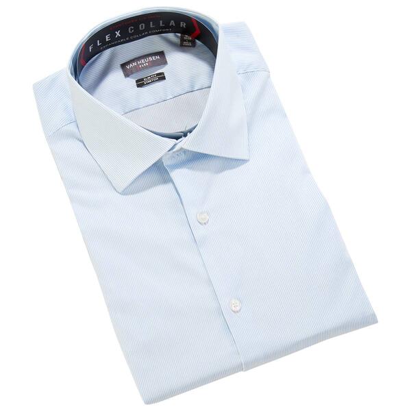 Mens Van Heusen&#40;R&#41; Slim Fit Stretch Dress Shirt - Soft Blue - image 