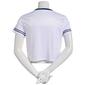 Juniors No Comment Mesh NYC Cropped Jersey Tee - image 2