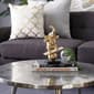 9th &amp; Pike® Gold Coastal Elephant Balancing on Ball Sculpture - image 2