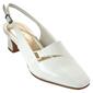 Womens Easy Street Choice Faux Leather Slingback Pumps - image 1