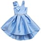 Girls (7-16) Rare Editions Asymmetrical Bow Strap High Low Dress - image 1