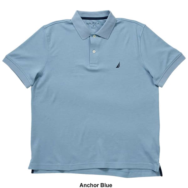 Mens Nautica Short Sleeve Interlock Polo