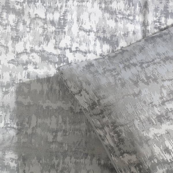 Tahari Home Lauren 5pc. Light Grey Jacquard Comforter Set