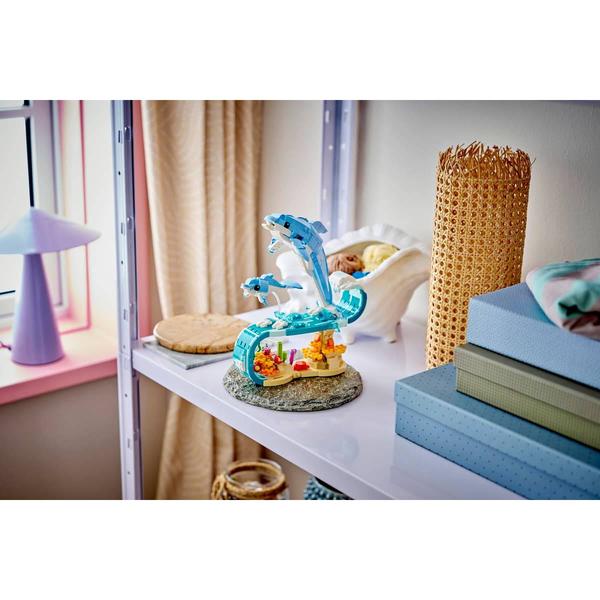 LEGO® Creator 3-in-1 Sea Animals: Beautiful Dolphins Building Kit