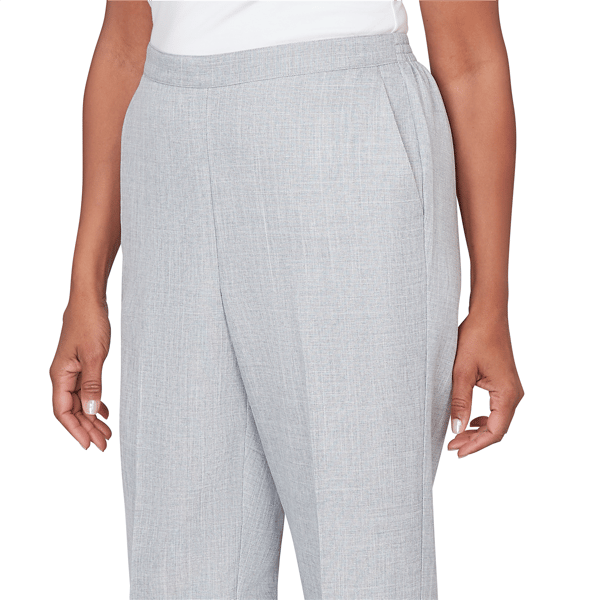 Womens Alfred Dunner Al Fresco Tailored Pull-On Casual Pants