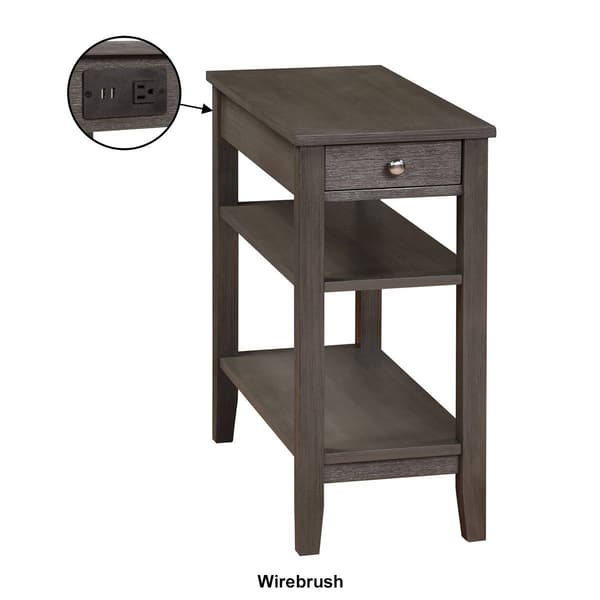 Convenience Concepts American Heritage Chairside End Table Boscov's