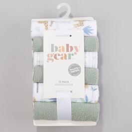 Baby Gear&#40;R&#41;  12pk. Safari Washcloths
