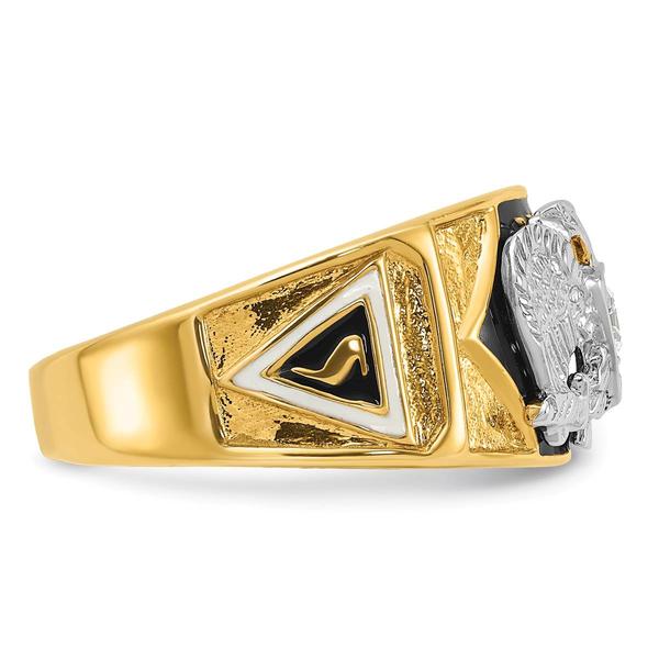 Mens Gentlemen’s Classics™ 14kt. Gold 1/6ctw. Diamond Rite Ring