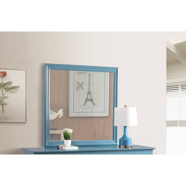 Passion Furniture Classic Square Dresser Mirror - 38x38