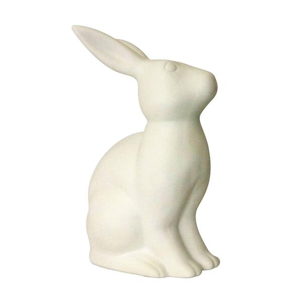 Simple Designs Porcelain Rabbit Shaped Animal Light Table Lamp