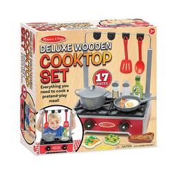 Melissa &amp; Doug(R) Deluxe Wooden Cooktop Set