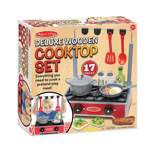 Melissa &amp; Doug(R) Deluxe Wooden Cooktop Set