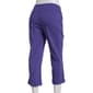Plus Size Zac & Rachel Pull On Snap Button Hem Crop Pants - image 5