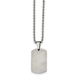 Mens Gentlemen's Classics™ 1.85mm Reversible Dog Tag Necklace