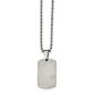Mens Gentlemen's Classics&#8482; 1.85mm Reversible Dog Tag Necklace - image 2