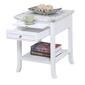Convenience Concepts American Heritage Marble End Table - White - image 3