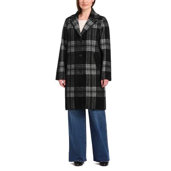 Womens Vince Camuto Long Coatigan with Notch Collar