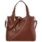 DS Fashion Double Handle Tote Crossbody w/ Keychain - image 1