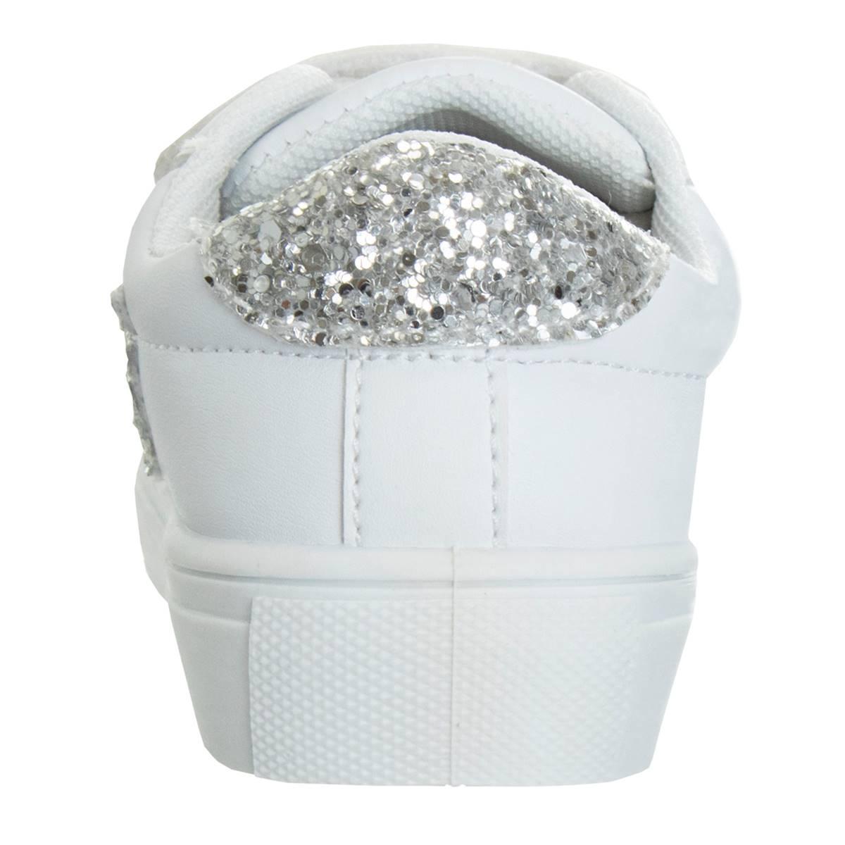 Little Girls Kensie Girl Glitter Star Fashion Sneakers