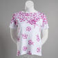 Womens Hasting & Smith Short Sleeve Floral Place Tee - image 4