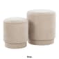 LumiSource Upholstered Contemporary Ottoman Set - image 11