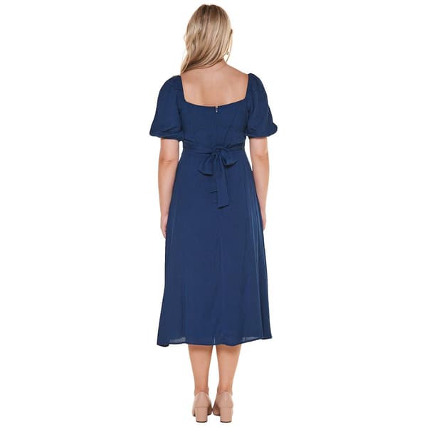 Juniors Trixxi Tidal A-Line Midi Dress