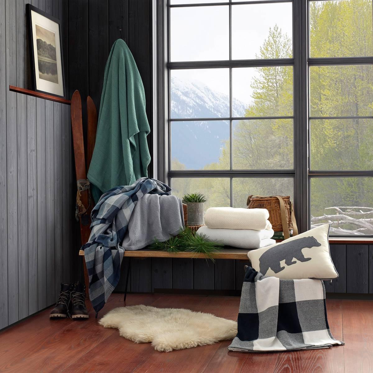Eddie Bauer Windsor Stripe Blanket