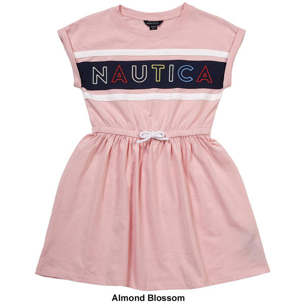 Girls &#40;7-16&#41; Nautica Billboard Sequin Logo Dress