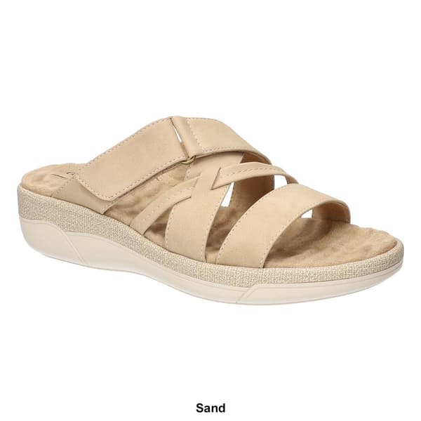 Womens Easy Street Paola Comfort Platform Slide Sandals
