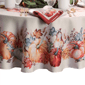 Threadmade Botanical Harvest Pumpkin Engineered Tablecloth - image 4