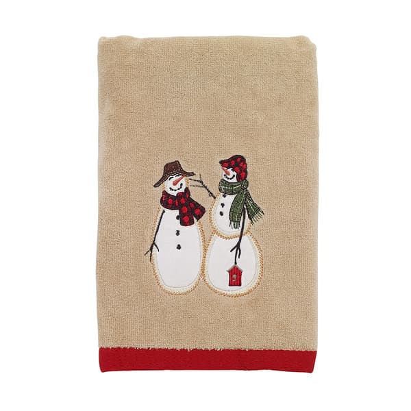 Avanti Snowmen Gathering Bath Towel Collection