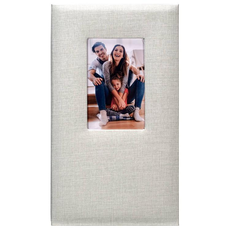 Malden 3-Up Grey Fabric Photo Album