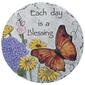 Each day is a Blessing Butterfly & Flowers Stepping Stone - image 1