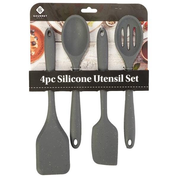 Speckled 4pc. Silicone Utensil Set - image 
