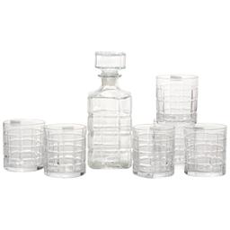 Godinger Tartan Plaid 7pc. Whiskey Set