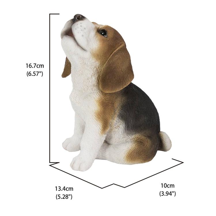 Hi-Line Gift Howling Beagle Puppy Garden Statue