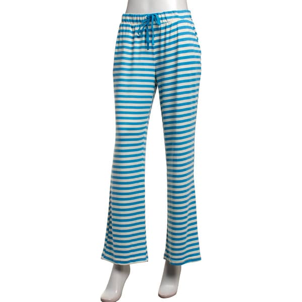 Womens Muk Luks® Butterknit Stripe Crop Pant