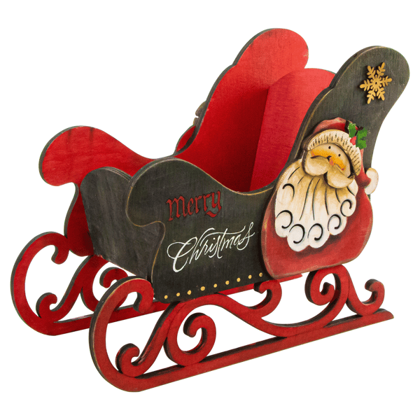 Northlight Santa Claus "Merry Christmas" Sleigh Décor