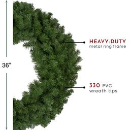 Northlight Seasonal 36in. Deluxe Pine Artificial Christmas Wreath