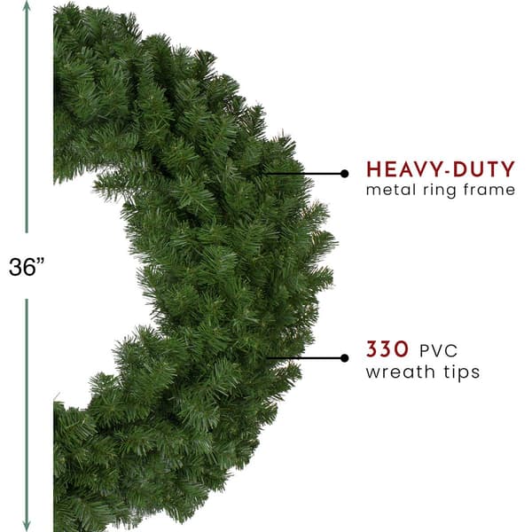 Northlight Seasonal 36in. Deluxe Pine Artificial Christmas Wreath