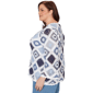 Plus Size Alfred Dunner Austin Long Sleeve Crochet Sweater - image 4