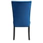 Elements Francesca Grey Velvet Side Chair Set - image 5