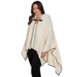 Womens Emaline Country Code Solid V-Neck Knit Cape - image 2